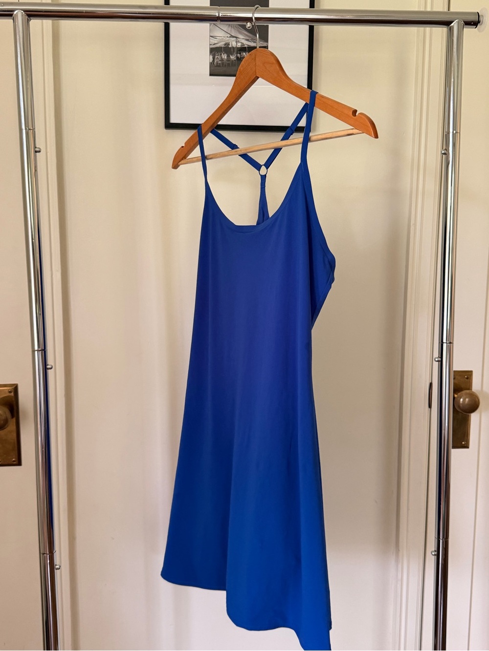 Outdoor Voices Sapphire Blue Scoop Tank